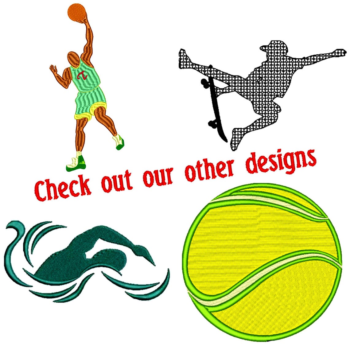 Padel Racket Pattern Padel Racket Embroidery; Design in 5 Sizes, Pattern (digital Download ...