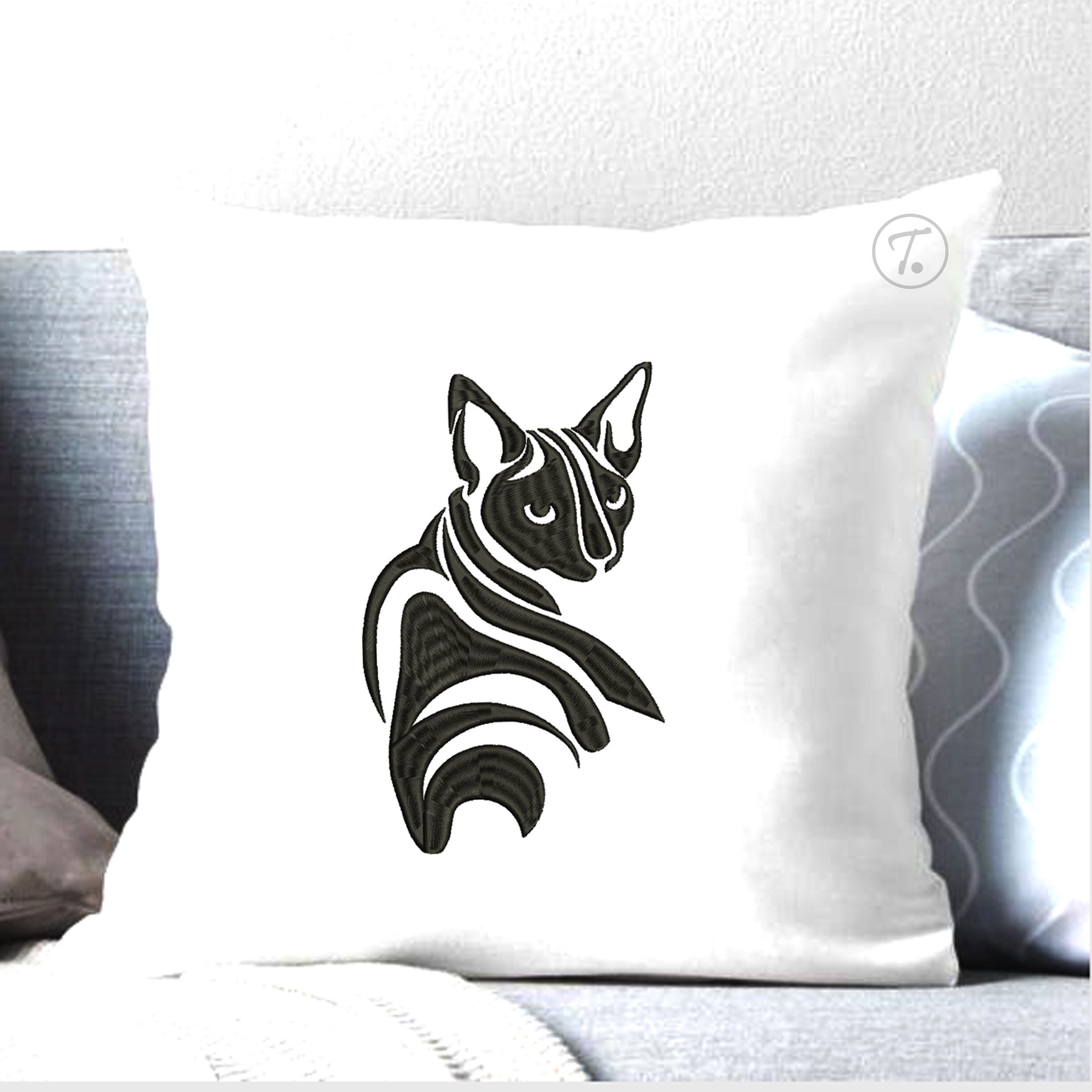 Egyptian sphynx black cat cats jessecmault design pets  etsy