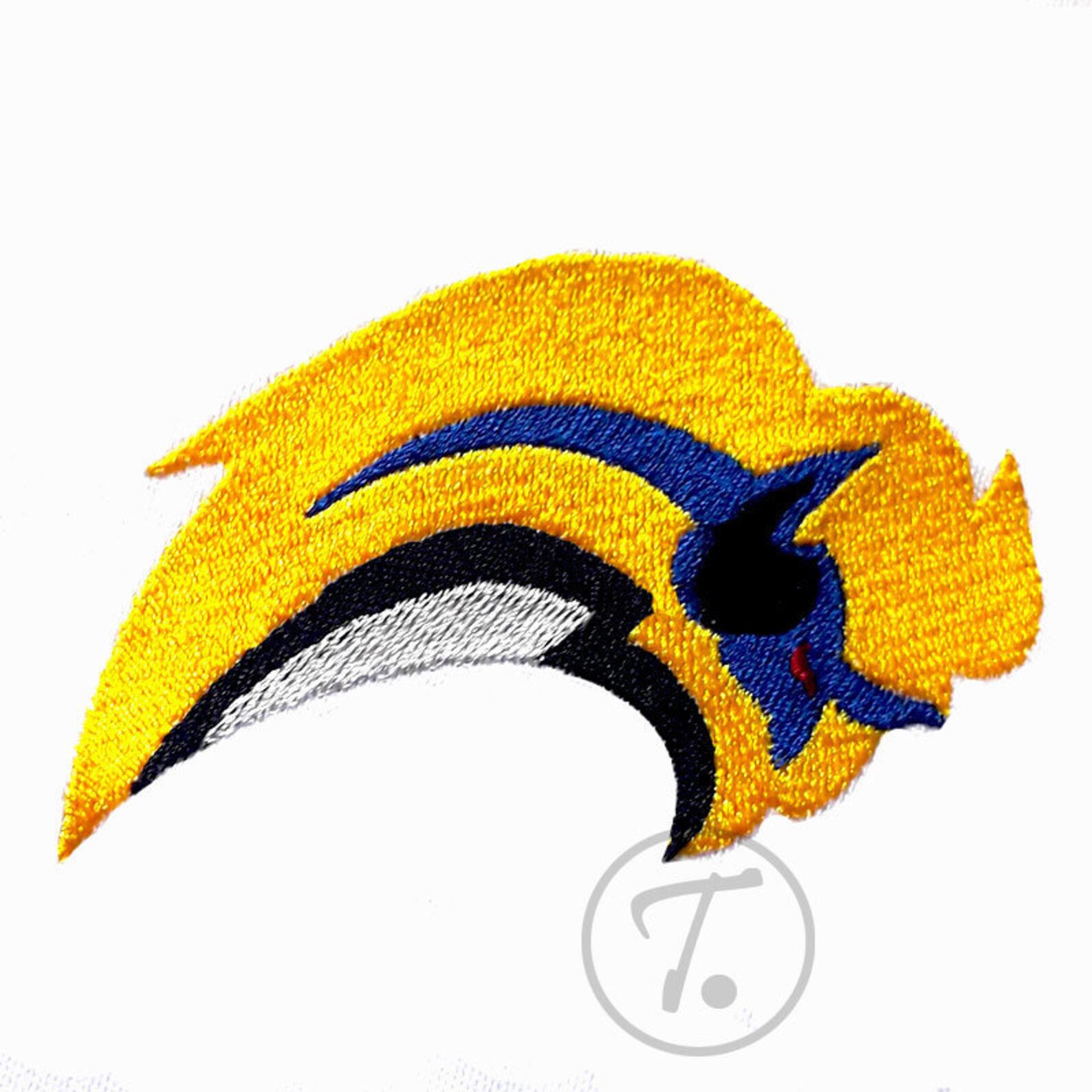 H001E Sports logos embroidery. Hockey sports logo. Etsy