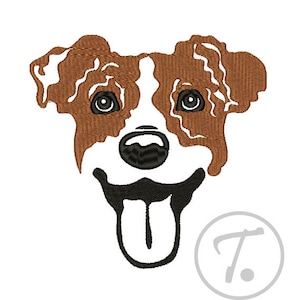 Jack Russell Terrier embroidery design in 4 sizes. Terrier dogs embroidery. Pets design. Design of dogs. Machine Embroidery Digital Pattern
