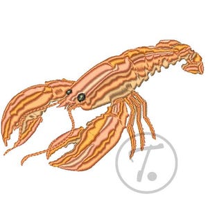 Lobster embroidery design in 3 size Animals Lobsters. Embroidery Design of animals. For Clothes & T-shirts. Machine embroidery Pattern