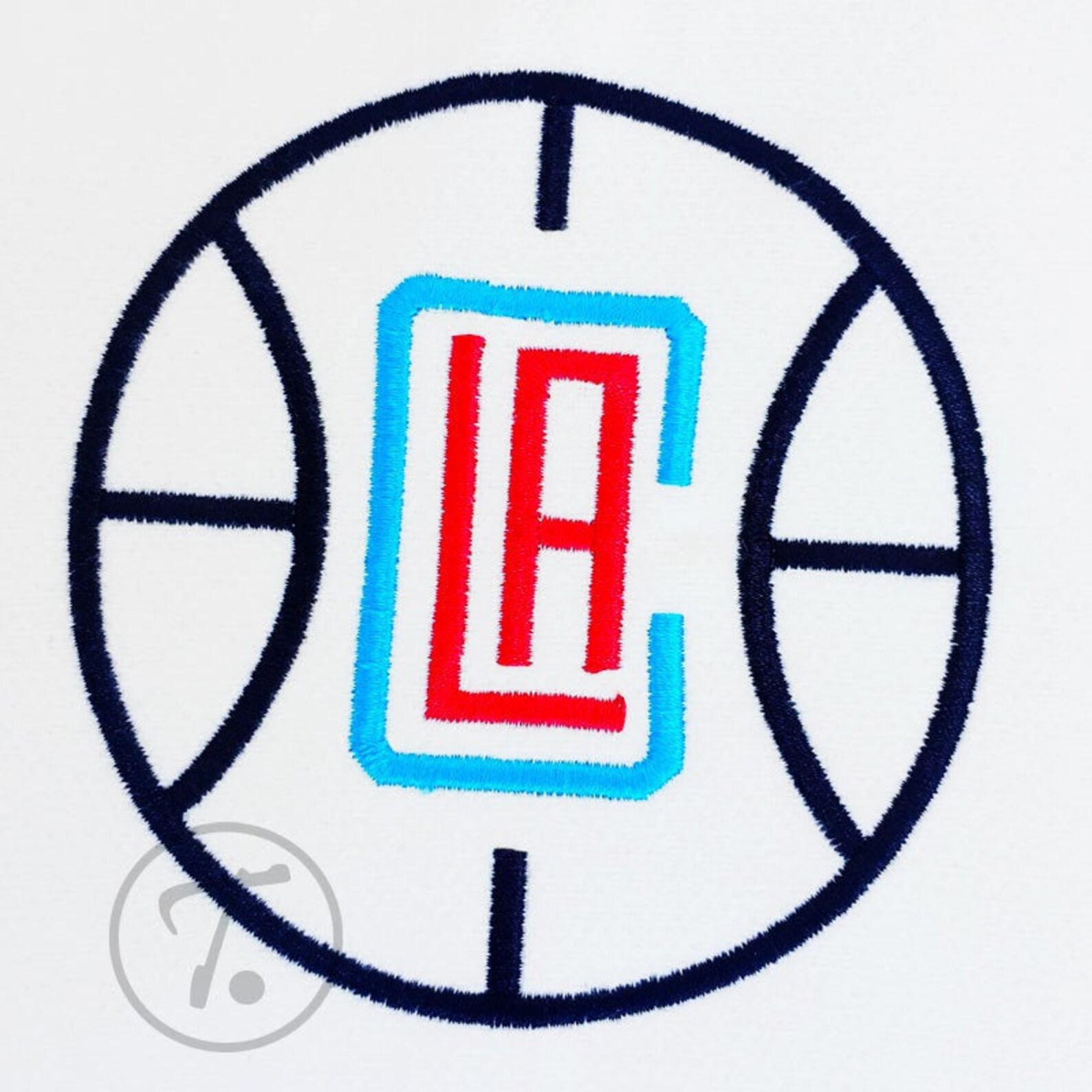 Sports logos embroidery los angeles clippers logo  etsy