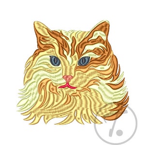 Ragdoll Katze Stickdatei: Haustiere Stickdatei für die Stickmaschine (Digitaler Download)