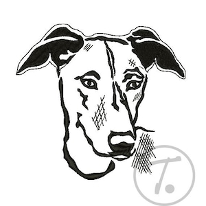 Podenco dog embroidery design. Dogs embroidery design in 4 size. Pet design. Hunting dog. Dogs design. Machine Embroidery Digital Pattern