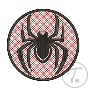 Motorrad Stickdatei. Spinne in 3 Größen für Motorradfahrer Fans der Stickerei für Kleidung & T-shirts. Stickdatei für die Stickmaschine