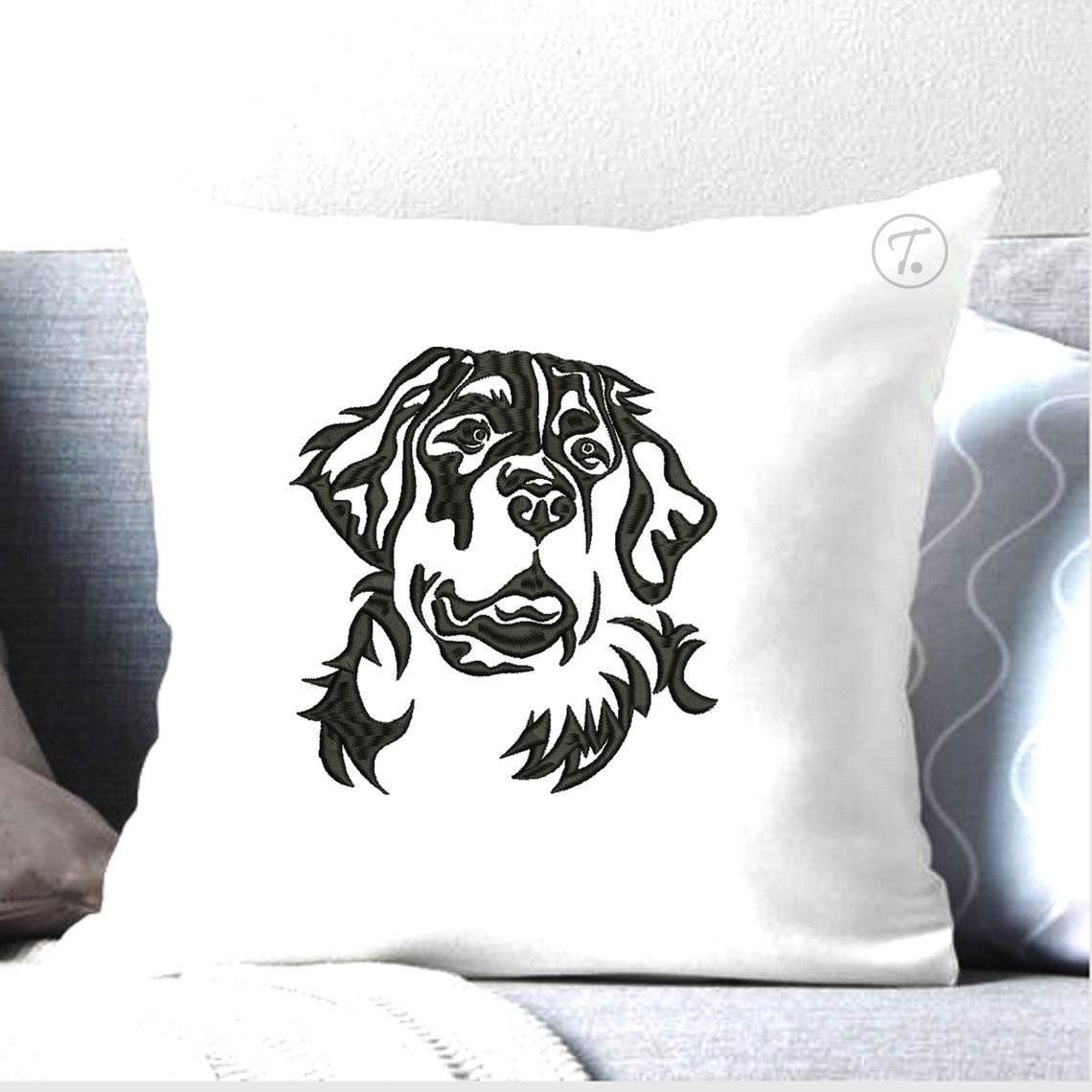 Bernese Mountain Dog Embroidery Design. Dogs Embroidery. Pets Etsy