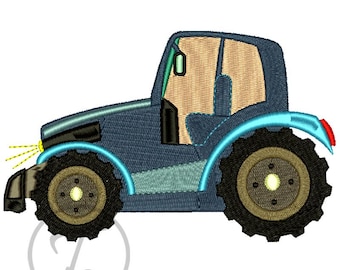 Tractor, Machine Embroidery Design: Farmer sign, Pattern (4 Size) (Digital Download)