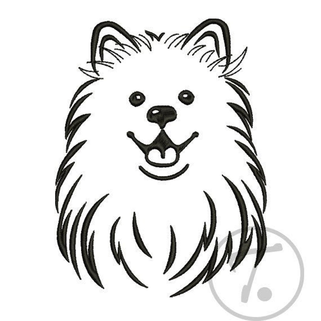 Samoyed Dog Embroidery Design Samoyed Dogs Embroidery. Pet Etsy