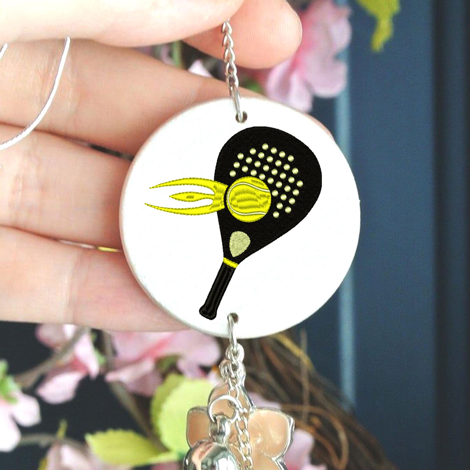 Padel Rackets Pattern Padel Racket Embroidery; Design in 5 Sizes, Pattern (digital Download ...
