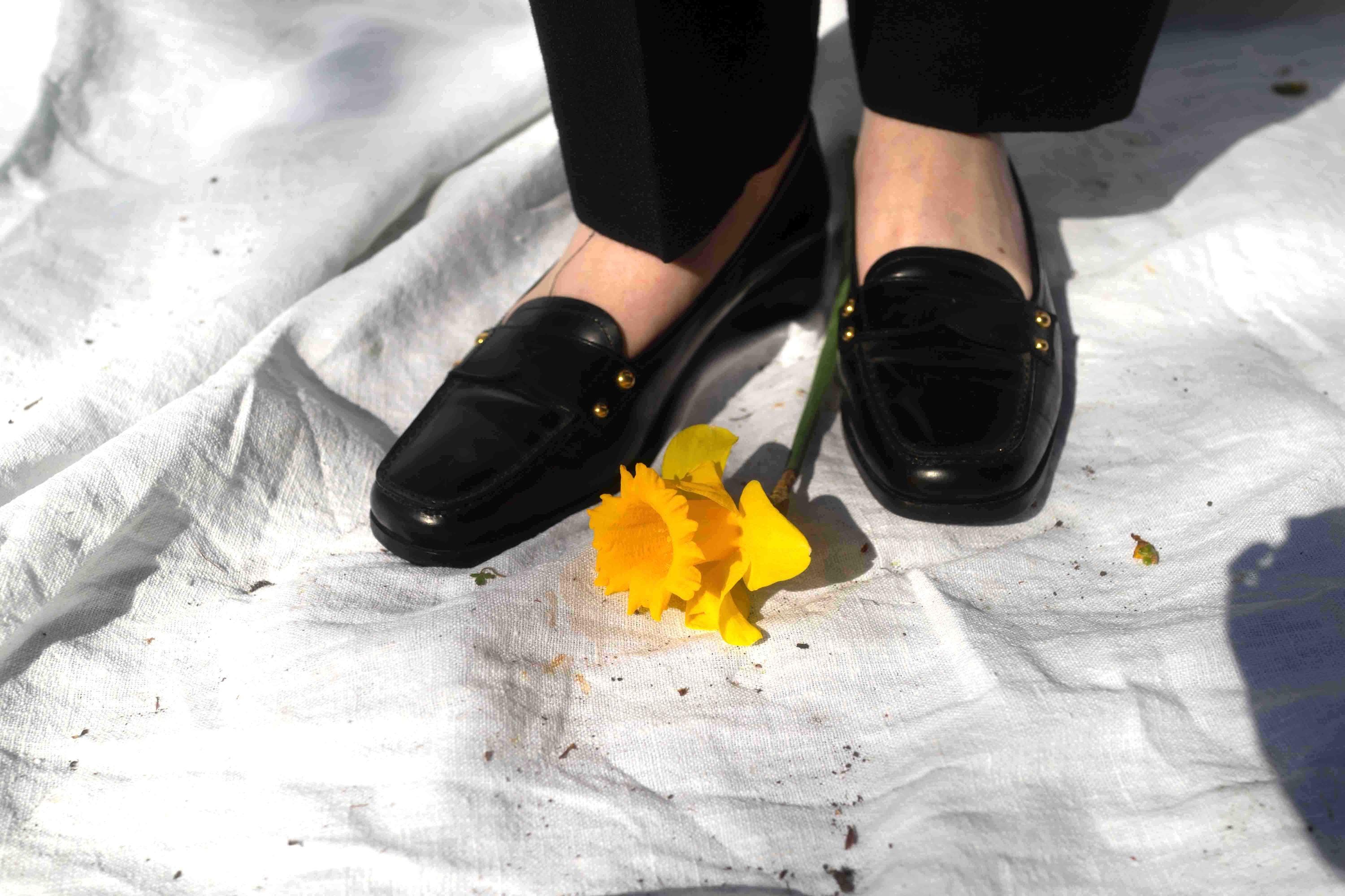 Vintage Prada Loafers - Etsy Canada