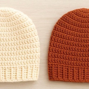Simple Everyday Crochet Hat Pattern (Newborn to Adult)