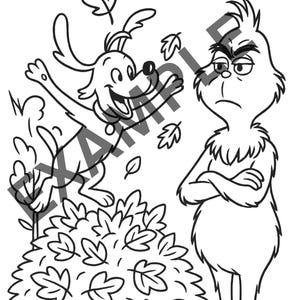 Grinch Fall Coloring Pages for Kids|printable & Downloadable Autumn ...