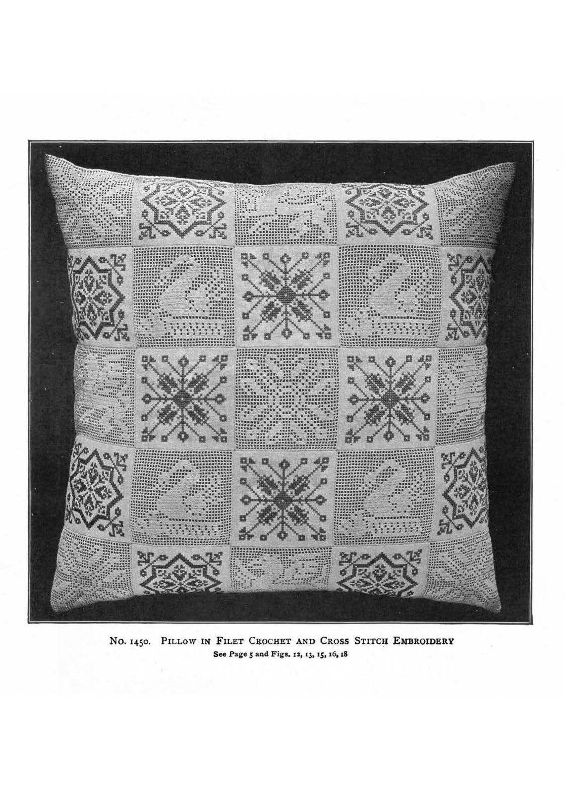 Priscilla Filet Crochet Lace Book 1911 by Belle Robinson PDF ebook