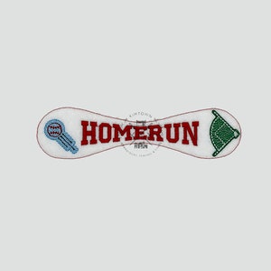 HOMERUN Panel Builder Baseball Vorlage Maschinenstickerei Design