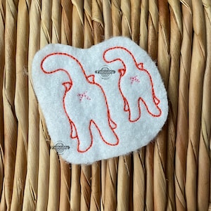 Kittie Cat Bum Bootie Butt Hiney – Funny Machine Embroidery Design