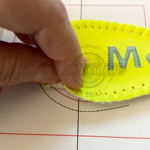 Baseball Softball Template - Panel Builder Baseball Template Machine Embroidery Design