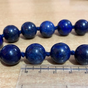 Chapelet Jaap Mala 54+1 Perles En Lapis-lazuli Original 14 Mm - Fait Main En Inde - Neuf Avec étiquettes