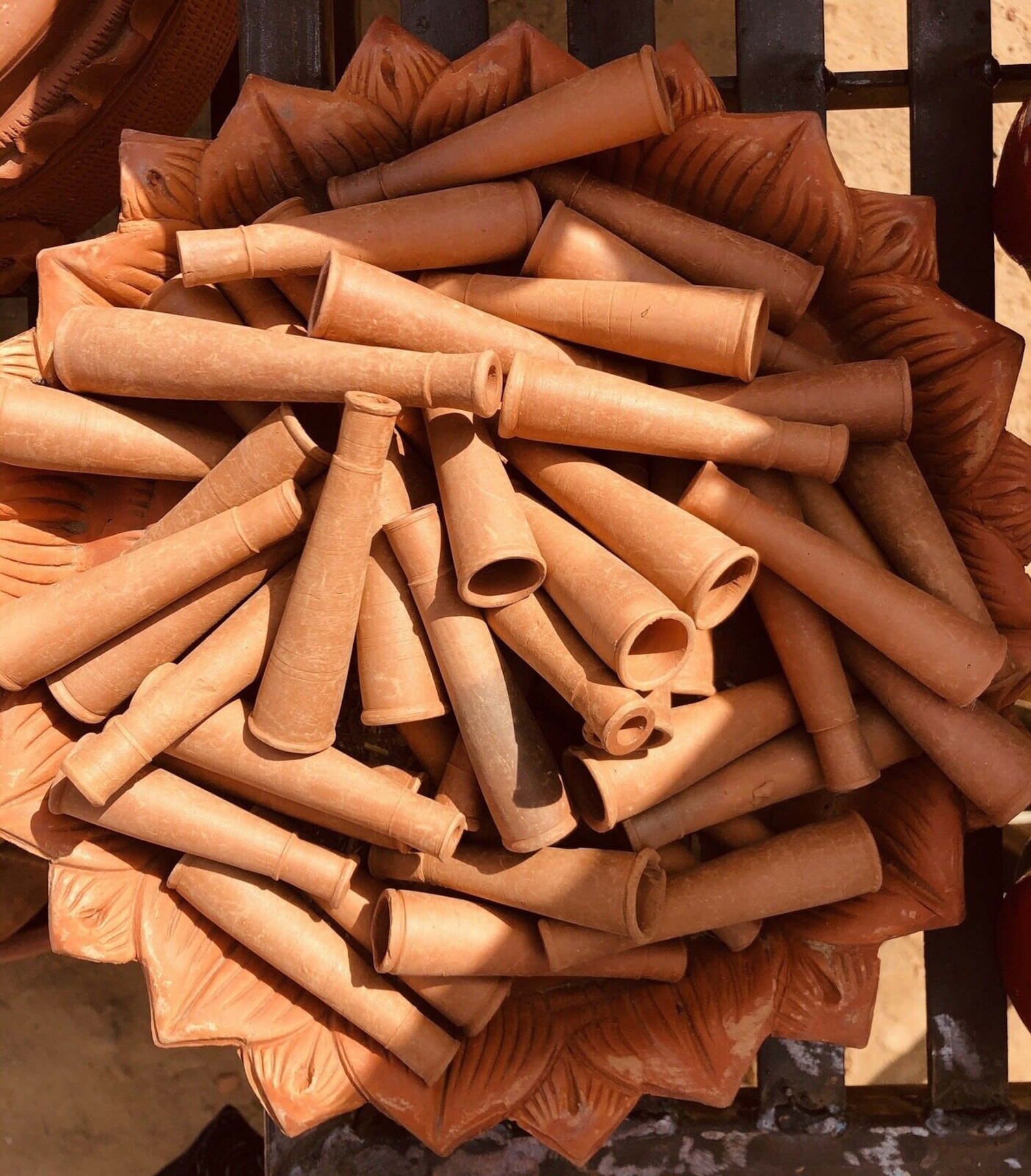1 PC 11 PC Handmade Clay Terracotta Chilam Chillam Chillum Etsy