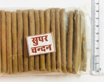 Chandan Sandalwood Dhoop Sticks (45-50 pc) – Hand Rolled Incense for Meditation