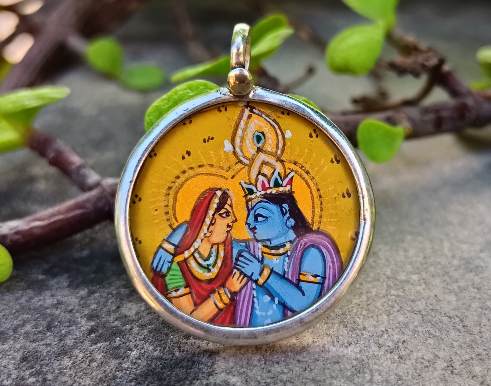 Krishna Locket Etsy Singapore