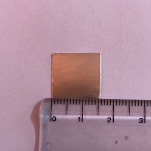 Lamina quadrata in argento puro 999 fatta a mano, 10-15 mm quadrati, circa 1 grammo, Temple Pooja, rimedio astrologico per Rahu