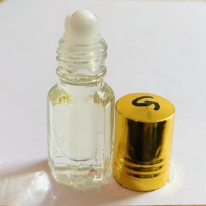 Rose Gulab Attar parfymolja, 3 ml roll-on för hinduisk puja