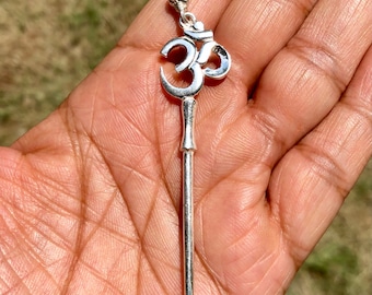 925 Silver Handmade Kajal Stick, Surma Stick, Kumkum Stick, Sindoor Stick, Small Hair Stick, Small Hair Pin 3.25 inch, 4.1 gms