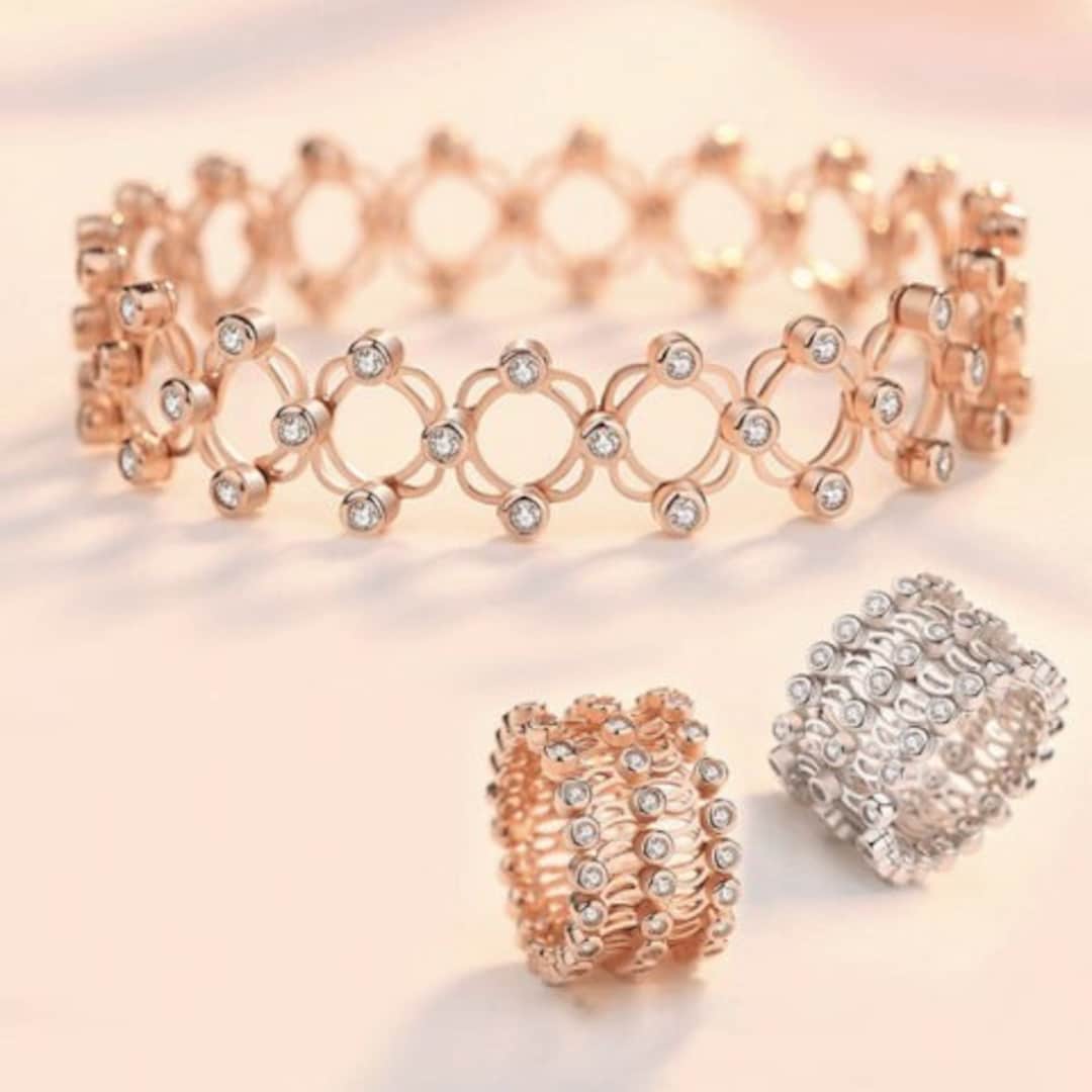 HEQU Magic Retractable Ring Bracelets Bangle Telescopic Foldable Women Gift  - Walmart.com