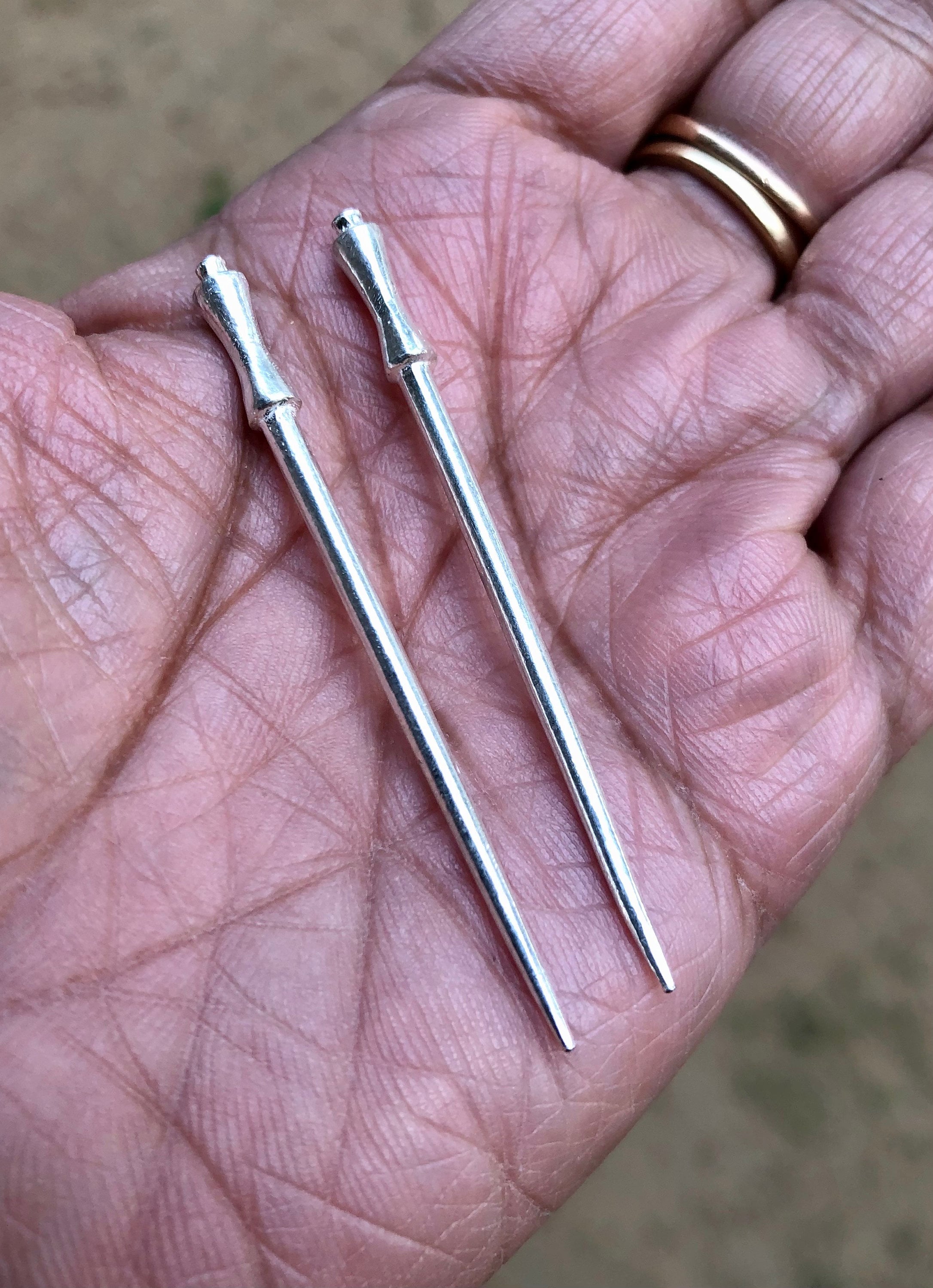 Tandenstoker van sterling zilver, creatieve mini-tandenstokerset, fruit, voor outdoor, reizen, wandelen, kamperen