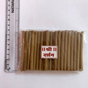 Indian SHRI DARSHAN DHOOP Incense Sticks 45-50 pc Meditation Puja Yoga- traditionally hand rolled Free Ship