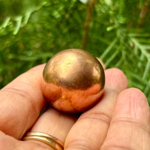 999 Reine Kupferkugel, Solid Sphere, Chakra Heilung, 1 Stück, 70 gm, 25 mm 1 Zoll, Temple Pooja, kostenloser Versand