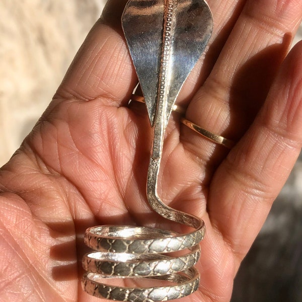 925 Silver Nag Naag Snake For Shiv Lingam, Shiva Puja, Temple Pooja Hindu Religion, Shiv Puja, 15.5 gram, 7 cm length Free Ship