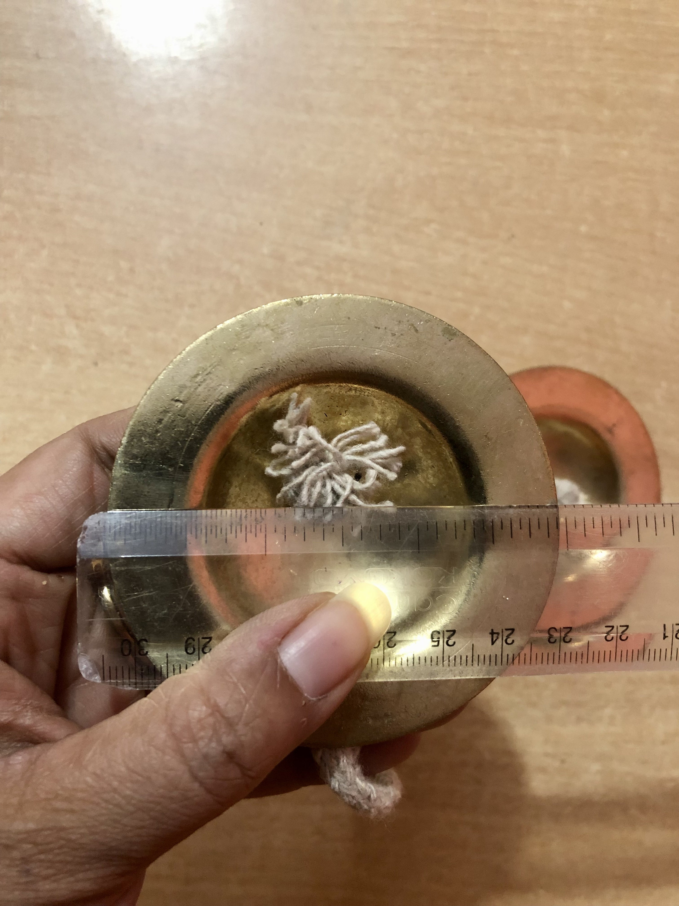 Indian Brass Instruments 3 Inch Hand Cymbals Metal Manjira Manjeera Manjire Indian Percussion ...