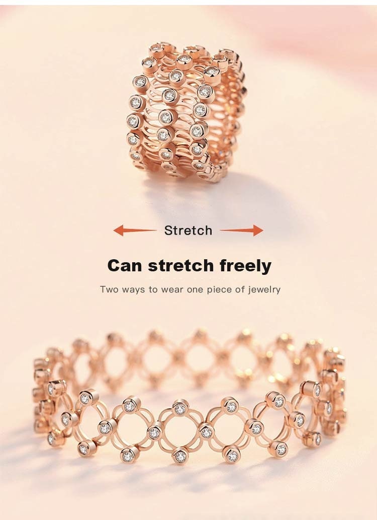 Flexible shop ring bracelet