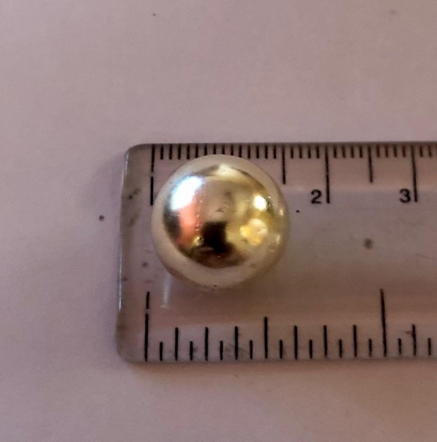 Freimaurer-Kugel Aus Massivem Silber, Mittelgroß, 45,7 Cm Lange Kette
