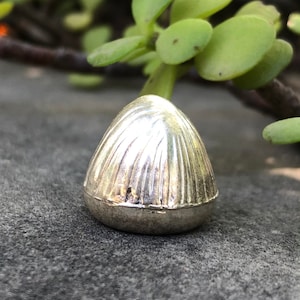925 Silver Hindu Religious Lord Ganesha&#39;s Supari Betel Nut 15 mm 3 gram Temple Pooja Hindu Religion Free Ship