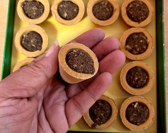 Indian 12 CUPS Sambrani Incense Loban Lobhan Benzoin Resin Dhoop Dry- meditation puja Handmade Traditionally FREE SHIP