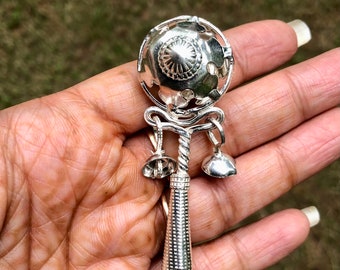 Tiffany & Co. Baby Rattle, Vintage Tiffanys Sterling Silver