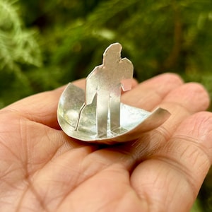 999 Silver Hindu Religious Sailing Boat, Naav, Feng Shui, fortune, good luck, donation, Temple Pooja Hindu Religion