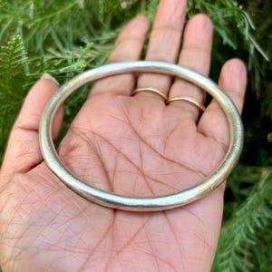 1 Pc 999 Pure Silver Healing Bangle Bracelet Jewelry Spiritual 9.25 in jointless, Jewelry, Spiritual Bangle, for Kriya Astrological purposes