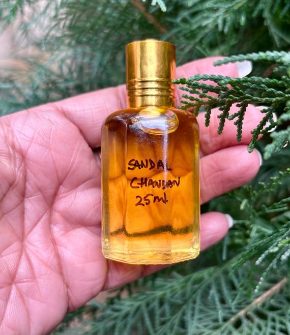 25 ml Original Mysore Sandalwood Oil Chandan Attar, Indian Origin, Natural Fragrance, Gods Perfume, Aromatherapy, Sandal perfume, Free Ship