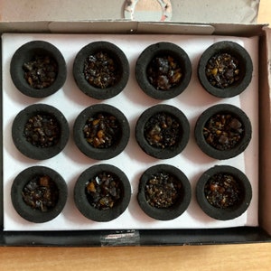 Indian 12 CUPS Sambrani Incense AARADHANA Benzoin Resin Dhoop Dry- meditation puja Handmade Traditionally Free Ship