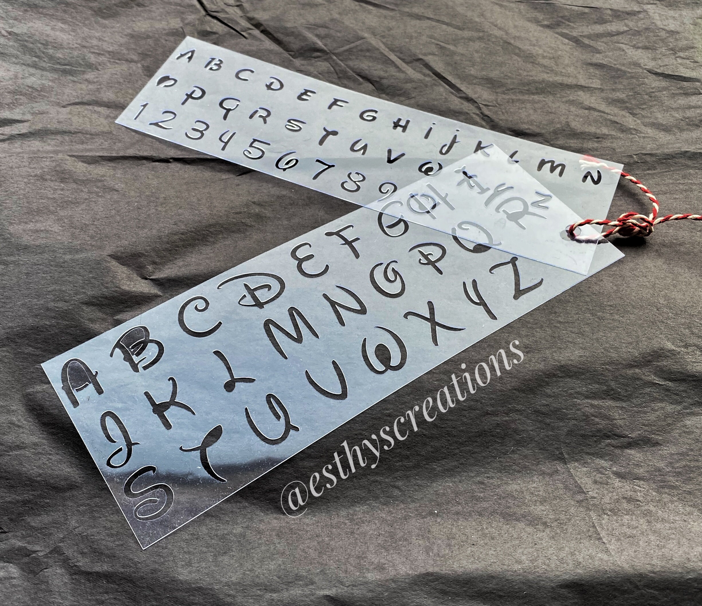 stencil alphabet font disney like hand lettering etsy