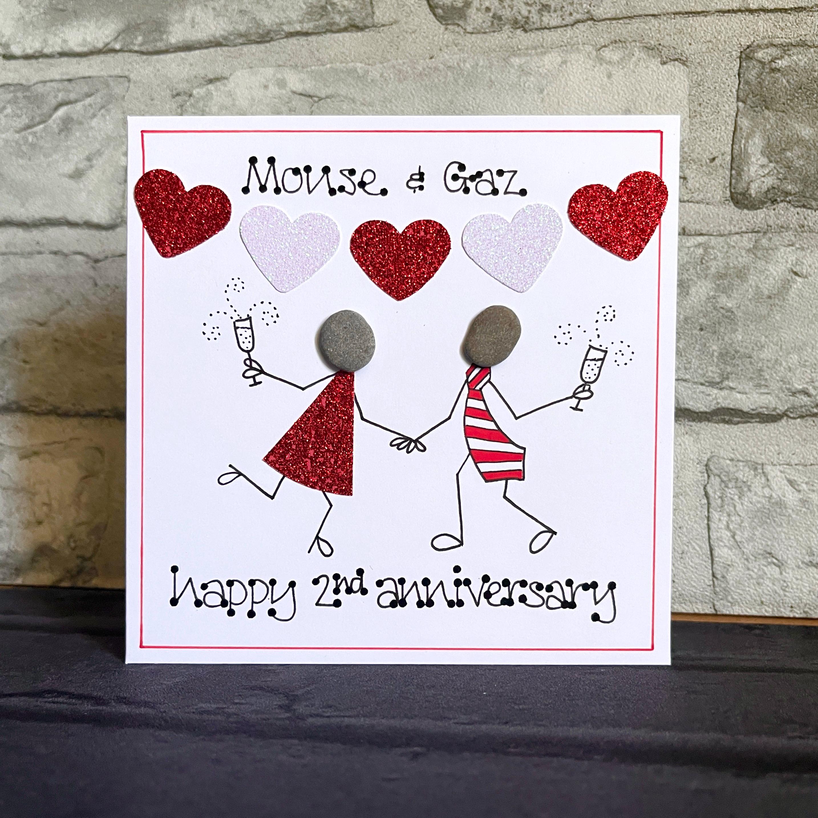 Personalised 10th Wedding Anniversary Card / Tenth Tin Wedding Anniversary Card | UK