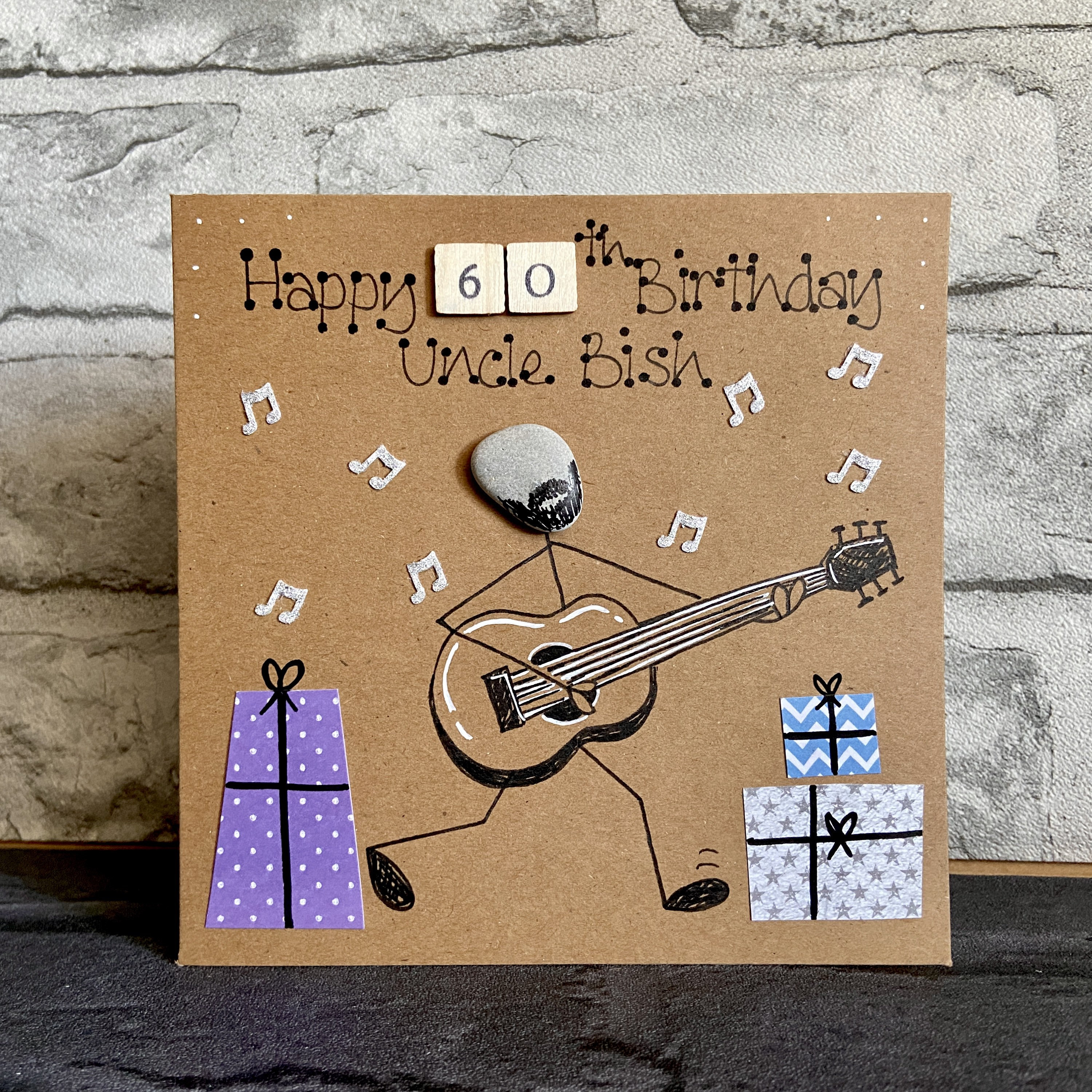 Electric Guitar Pop Up Card Birthday Card For A Music Lover