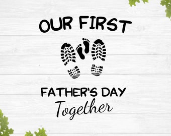 First Fathers Day Svg Etsy