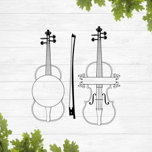 Violin split name frame svg, violin monogram svg, musical instrument svg, violin icon svg, violin png, music svg