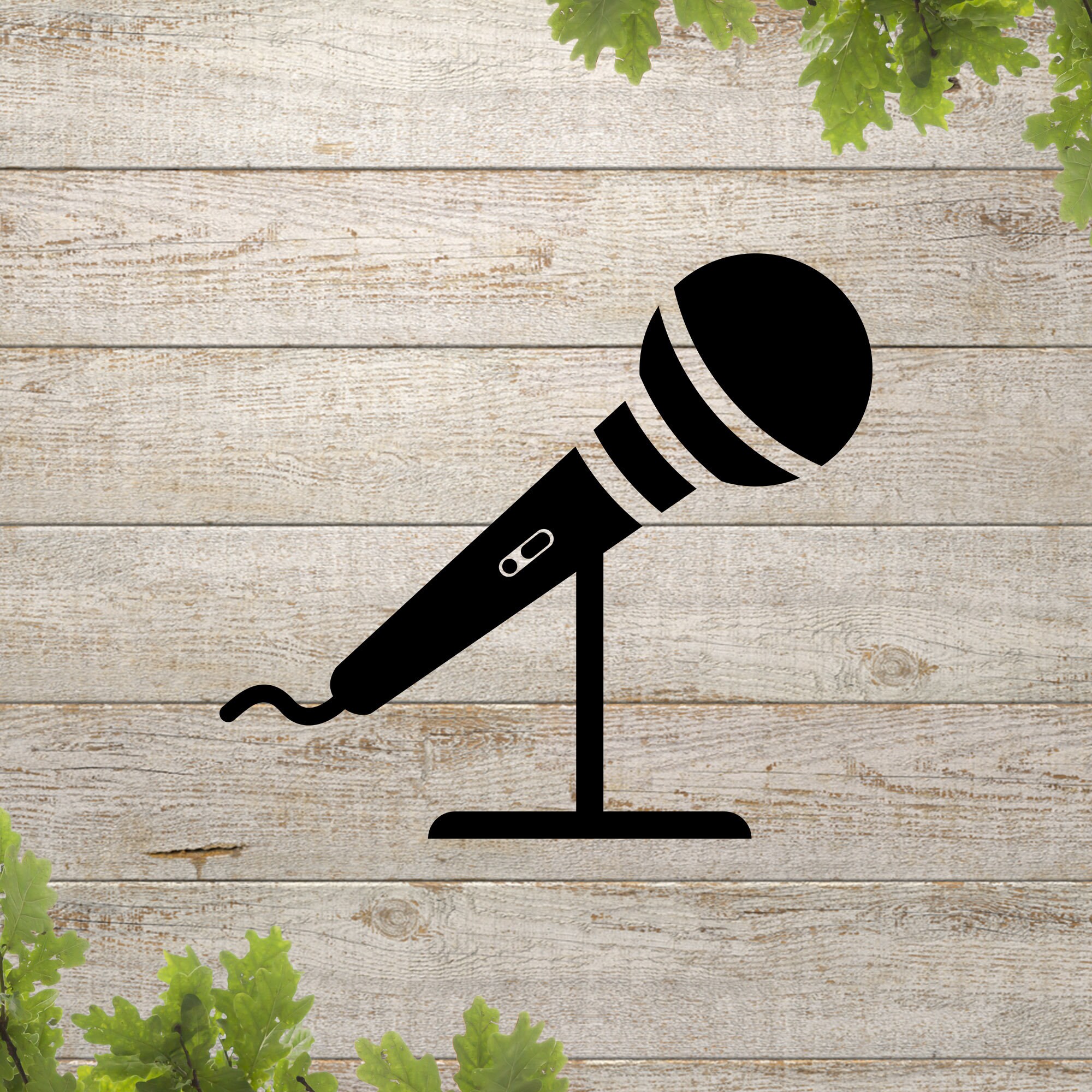 SVG microphone icon svg radio microphone svg microphone | Etsy