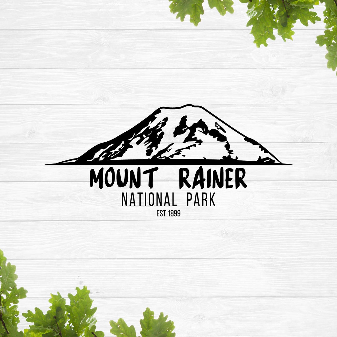 Mount Rainier Svg Etsy