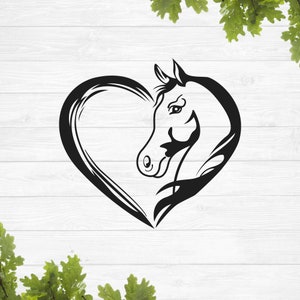 Horse heart svg, horse shirt svg, horse life svg, monogram horse svg, Split Horse svg, horse head svg, equestrian svg, horse lover svg
